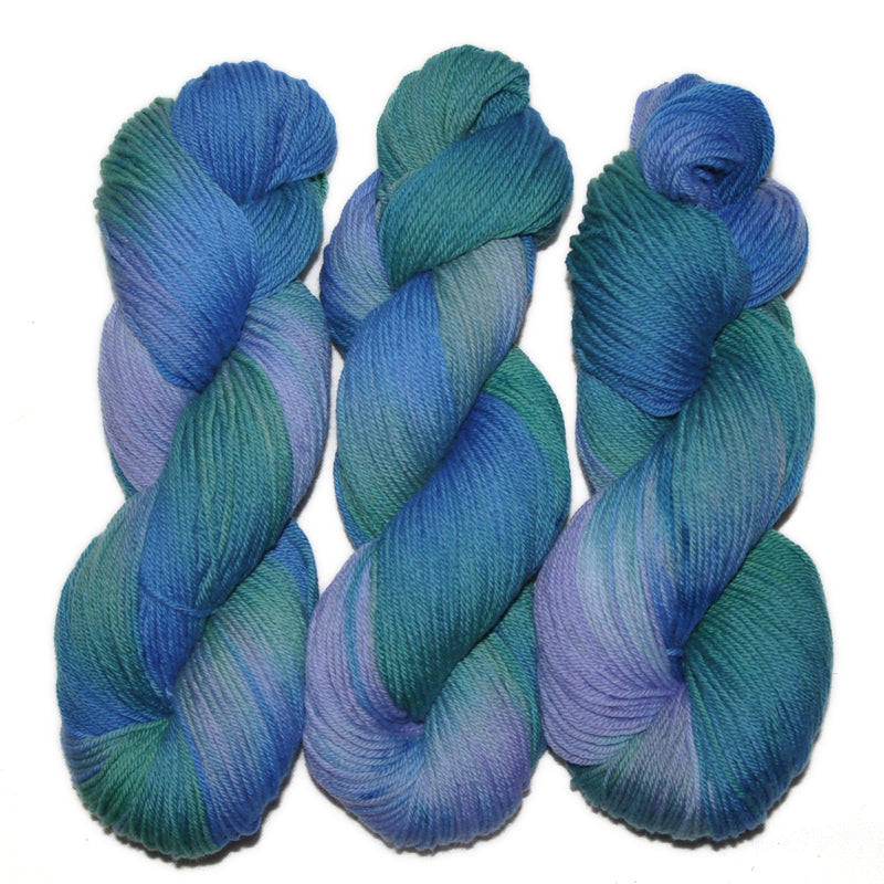 Hand painted Merino wool yarn, DK weight