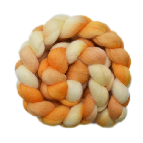 Falkland Wool Roving - Golden Aura 1 - 4.2 ounces