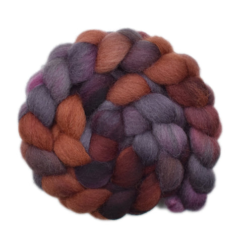 Galway Wool Roving - Charcoal 2 - 4.0 ounces