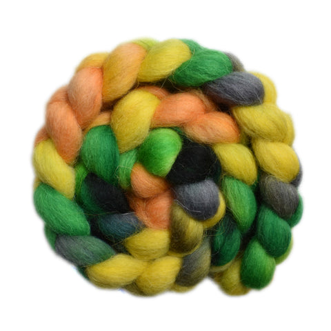 Scandinavian Mountain Wool Roving - Sun in the Garden 1 - 4.2 ounces