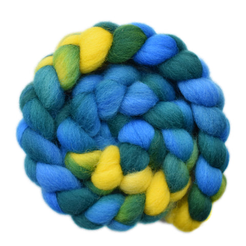 Galway Wool Roving - Sea Voyage 2 - 3.9 ounces