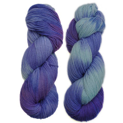Hand dyed Merino wool yarn, DK weight - skeins