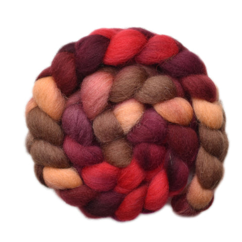 Bergschaf Wool Roving - Heartwood 2 - 4.1 ounces