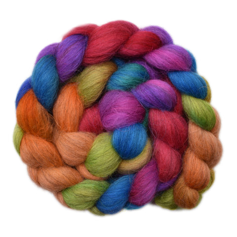 Faroe Island Wool Roving - Hullabaloo - 4.1 ounces