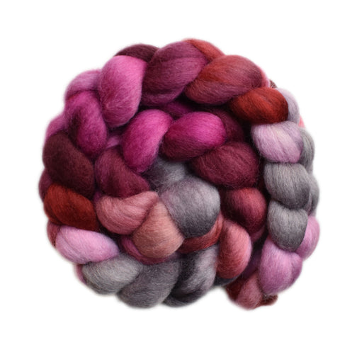 Falkland Wool Roving - Roses 1 - 4.2 ounces