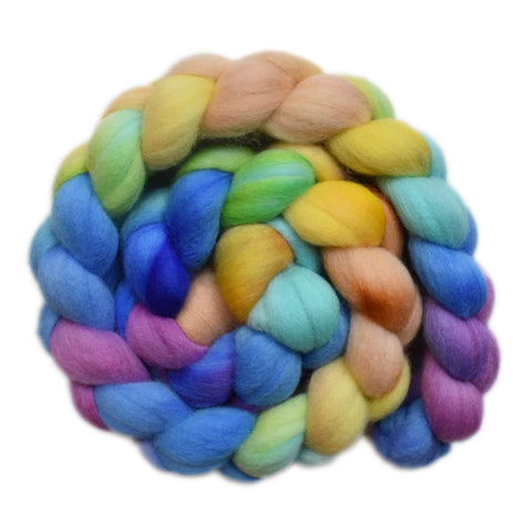 Punta Arenas Wool Roving - Lots of Friends 2 - 4.1 ounces