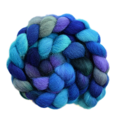 Exmoor Horn Wool Roving - Calling Sea 2 - 4.0 ounces