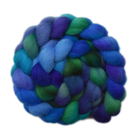 Finn Wool Roving - Deepest Wish 1 - 4.2 ounces