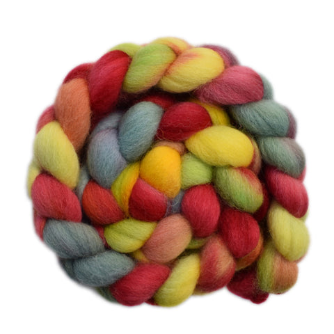 Lleyn Wool Roving - Joyous Dance 2 - 4.1 ounces