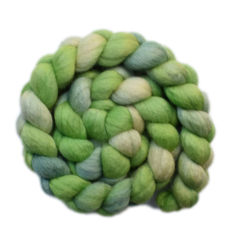 BFL Wool Roving - Prairie Grass 1 - 4.0 ounces