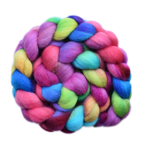 Falkland Wool Roving - Playground Fun 1 - 4.3 ounces