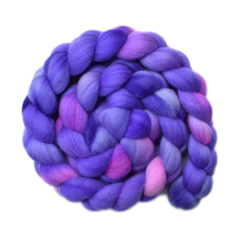 Merino Wool Roving, 20.5 micron - Electric Dream 1 - 4.0 ounces
