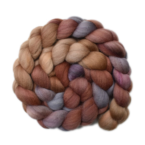 Merino Wool Roving, 20.5 micron - Wood Paneling 2 - 4.1 ounces