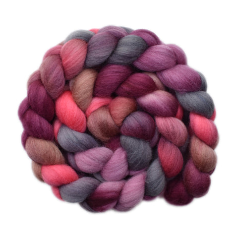 Merino Wool Roving, 20.5 micron - Wistful Memory 1 - 4.1 ounces