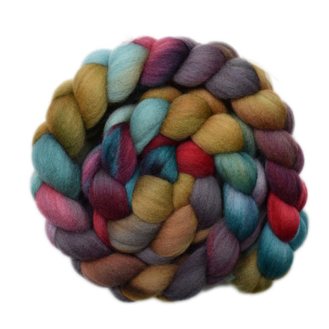 Punta Arenas Merino Wool Roving, 21.5 micron - Hard at Work 1 - 4.3 ounces