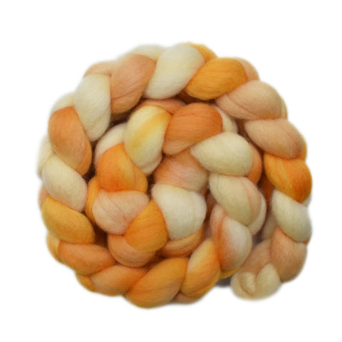 Falkland Wool Roving - Golden Aura 2 - 4.2 ounces