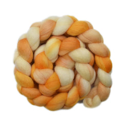 Hand painted Falkland wool roving for hand spinning and felting