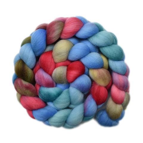 Punta Arenas Merino Wool Roving, 21.5 micron - In the Game 2 - 4.3 ounces