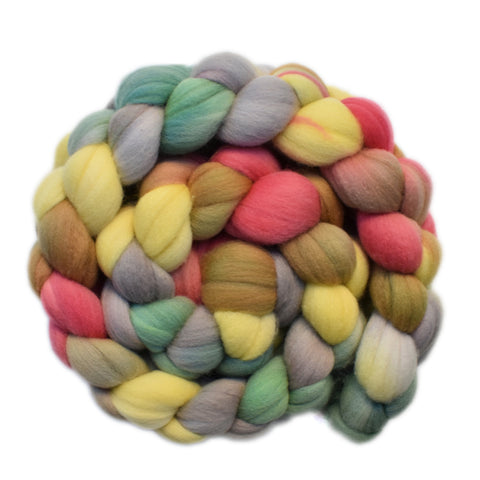 Rambouillet Wool Roving - Good Wishes 2 - 4.3 ounces