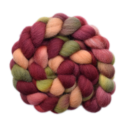 Galway Wool Roving - Taking a Walk 2 - 4.0 ounces