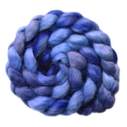 Wensleydale Wool Roving - Out to Sea - 4.2 ounces