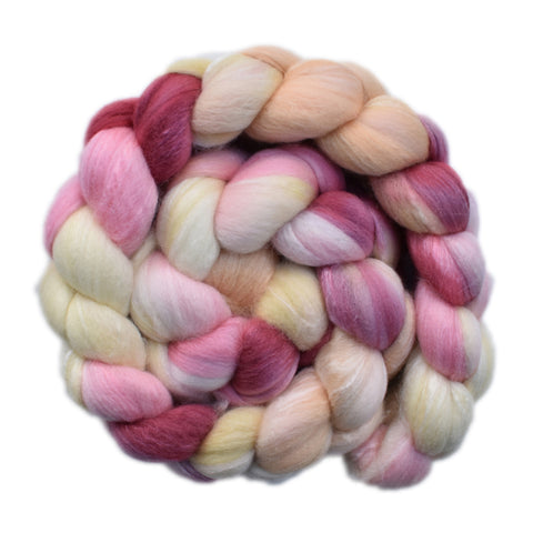 Silk / Merino 20/80% Wool Roving - Fresh Blanket - 4.1 ounces