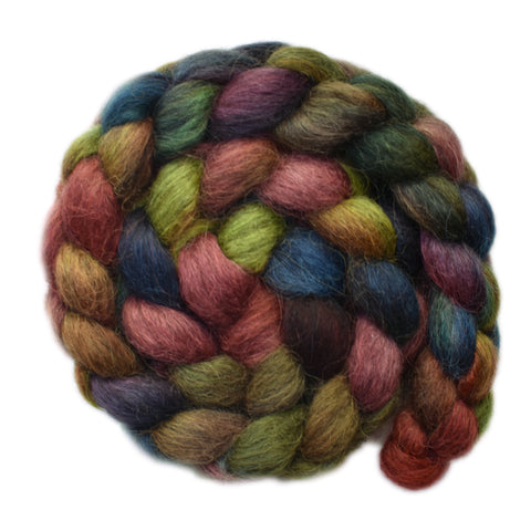 Gray Masham Wool Roving - Whirligig 2 - 4.0 ounces