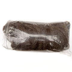 Natural brown Merino wool carded batt