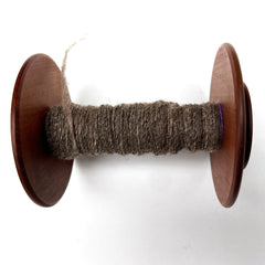 Single yarn sample spun from Merino wool carded batt