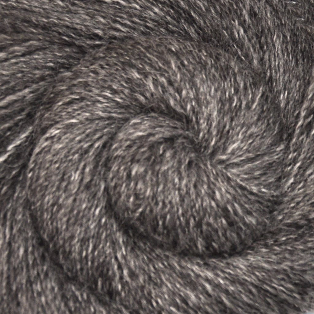 Handspun natural gray Icelandic wool yarn