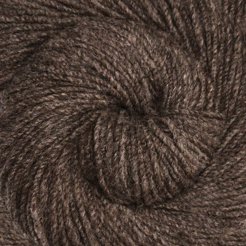 Handspun yarn - Columbia wool, heavy worsted weight, 215 yards - Natural Gray