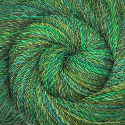 Handspun yarn - Eider wool, DK weight, 355 yards - Florist's Greens