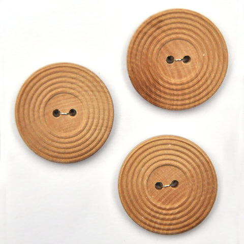 Paintable Wooden Buttons - Set of 3