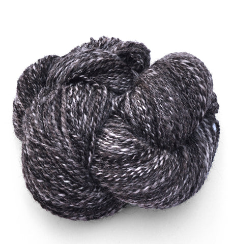 Handspun yarn - Jacob wool, worsted weight, 360 yards - Natural Jacob Humbug 2