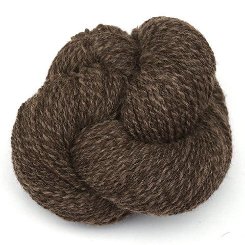 Handspun yarn - Romney & Masham wool, worsted weight, 450 yards - Natural Gray #4