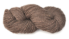 Handspun natural brown BFL wool yarn