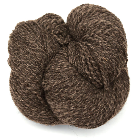 Handspun yarn - Romney & Masham wool, worsted weight, 405 yards - Natural Gray #3