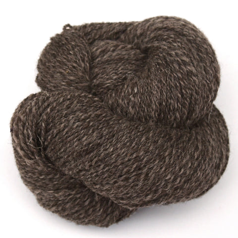 Handspun yarn - Romney & Masham wool, worsted weight, 320 yards - Natural Gray #1